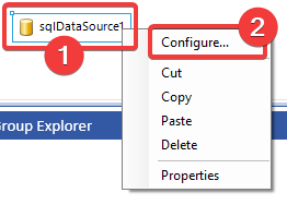 Configure your SQL data source
