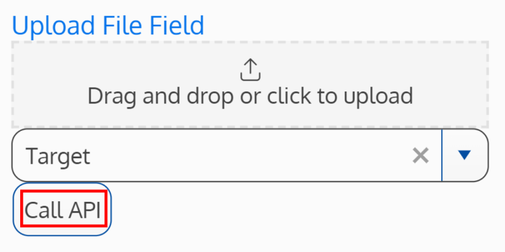 Screenshot of the export button text