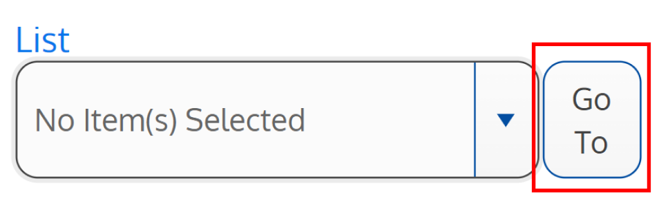 Screenshot of the jump button on a list field