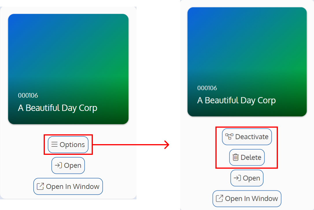 Screenshot of the button to load card actions manually, which opened up the actions on the card